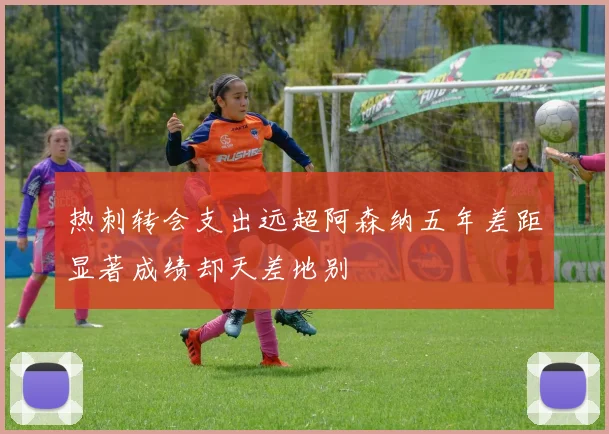 热刺转会支出远超阿森纳五年差距显著成绩却天差地别